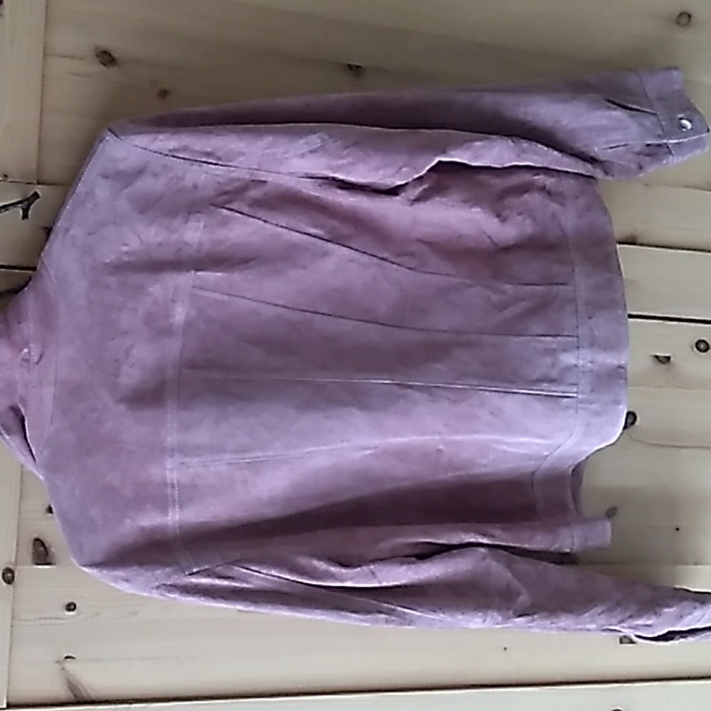 βοΈ Willi Smith Dusty Rose Suede Jacket size XL NPLVC - Picture 3 of 15